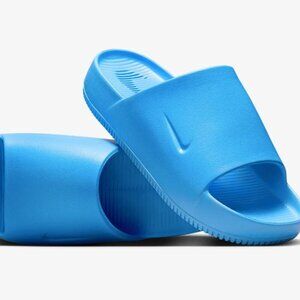 Nike Calm Unisex Slides Comfort Sandal, Blue 9M / 10W